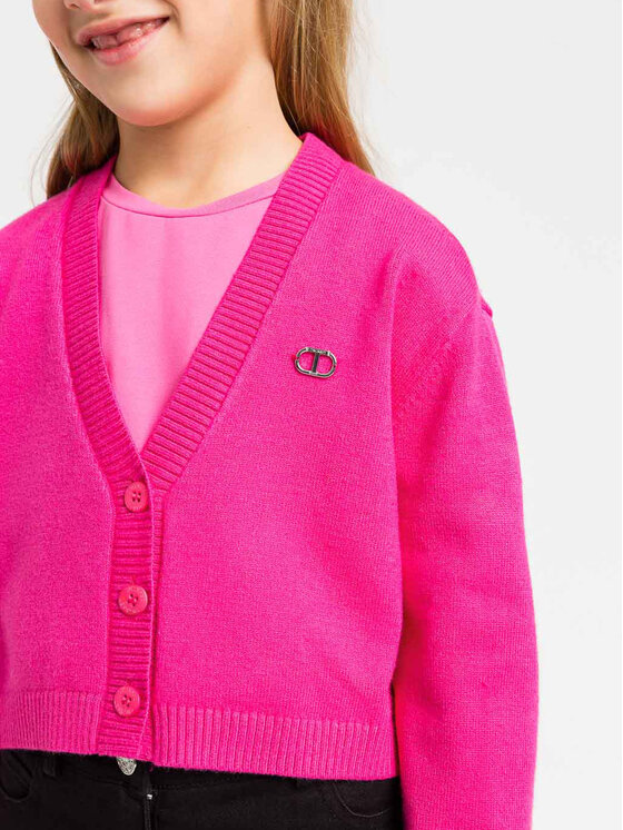 TWINSET TWINSET Sweter 232GJ3743 Różowy Regular Fit
