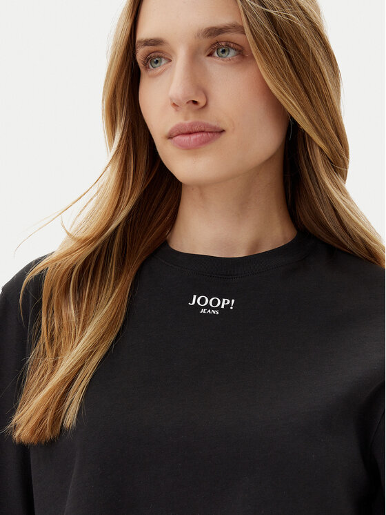 JOOP! Jeans JOOP! Jeans Póló Taky 30046280 Fekete Relaxed Fit