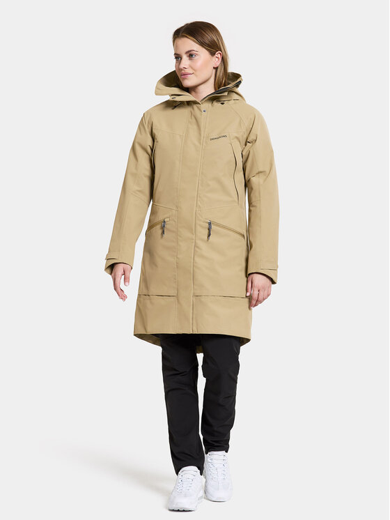 Didriksons Didriksons Parka Ilma Wns Parka 8 504813 Bēšs Regular Fit