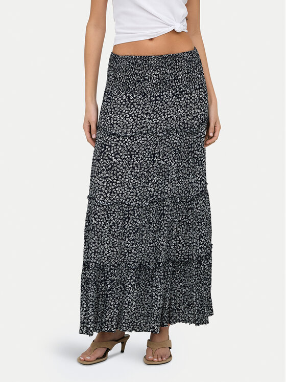 ONLY ONLY Maksi svārki Fernanda 15375238 Tumši zils Regular Fit