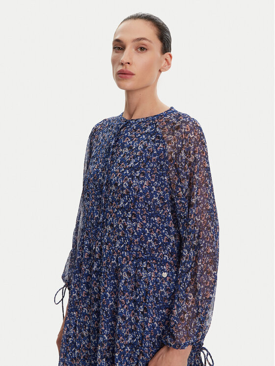Pepe Jeans Pepe Jeans Každodenné šaty Ariana PL953631 Modrá Regular Fit