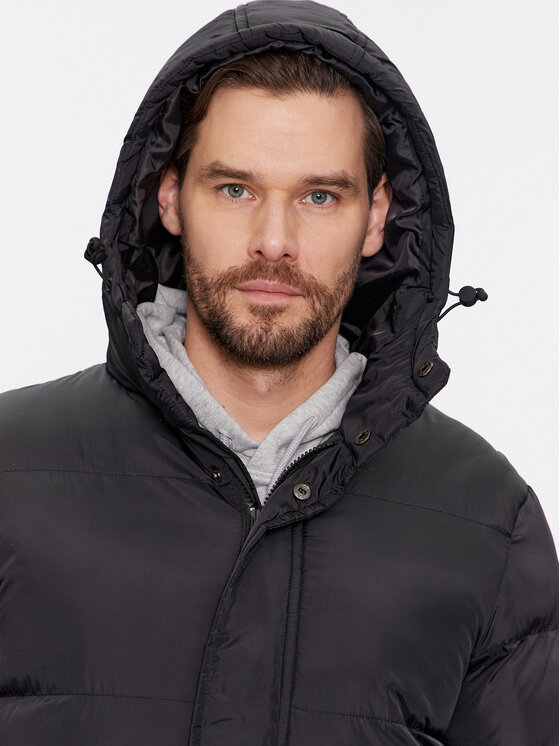 Brave Soul Brave Soul Geacă de iarnă MJK-MARVELLONG Negru Regular Fit