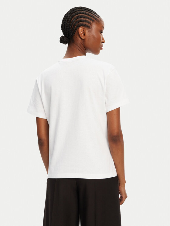 HUGO HUGO T-krekls Destrel_2 50544897 Balts Relaxed Fit