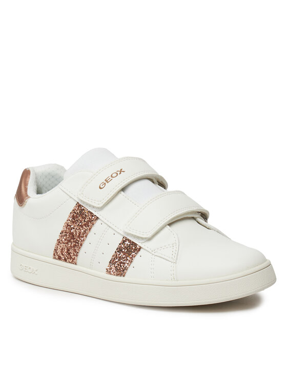 Geox Geox Sneakersy J Eclyper Girl J45LRA 000BC C1ZH8 D Biały