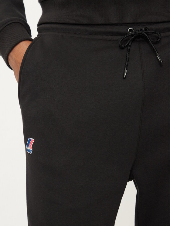 K-Way K-Way Παντελόνι φόρμας Le Vrai Creuse K11516W Μαύρο Slim Fit