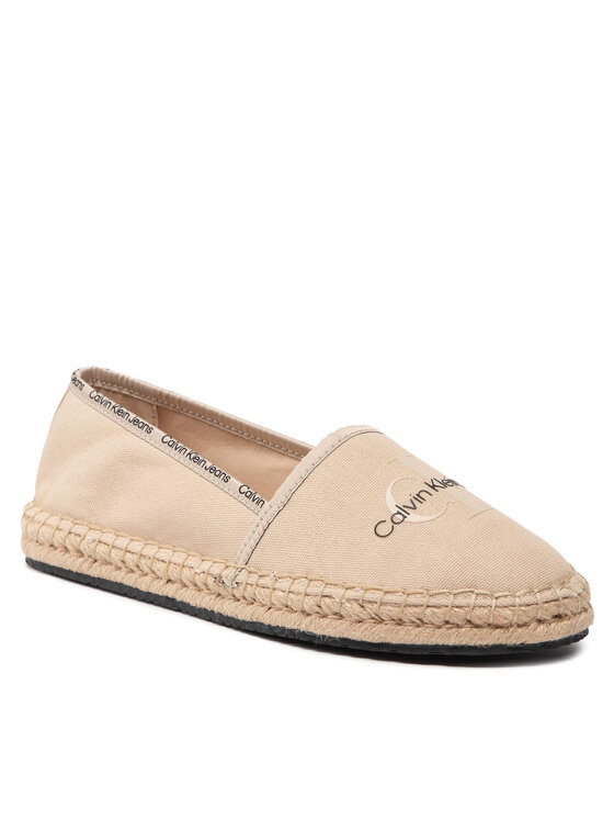 Calvin Klein Jeans Calvin Klein Jeans Espadrilės Esparille Monogram YW0YW00660 Smėlio