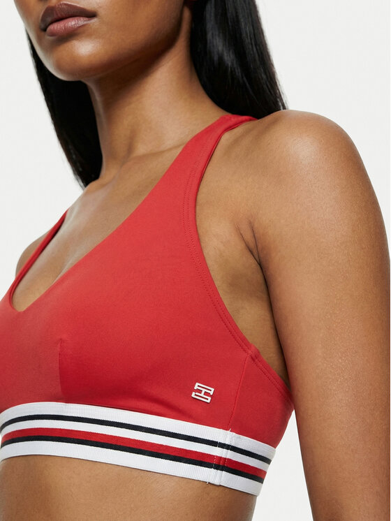 Tommy Hilfiger Tommy Hilfiger Góra od bikini Scoop UW0UW06351 Czerwony
