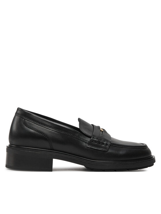 Tommy Hilfiger Tommy Hilfiger Сліпери Th Penny Loafer FW0FW08029 Чорний