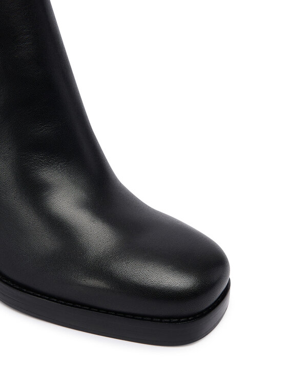 Tommy Hilfiger Tommy Hilfiger Stivaletti Square Toe Chelsea High Block Hl FW0FW08844 Nero