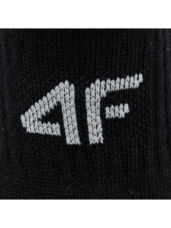 4F 4F Set od 5 pari dječjih niskih čarapa 4FJWAW23USOCM235 Crna