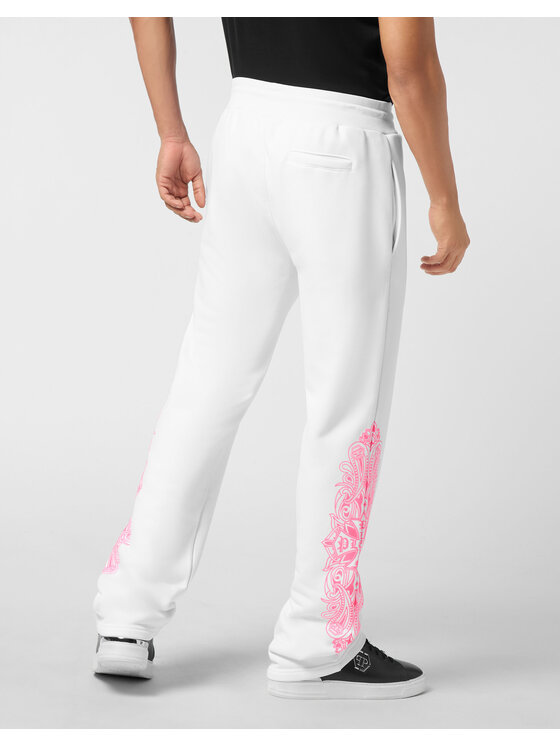 PHILIPP PLEIN PHILIPP PLEIN Spodnie dresowe 25983 Różowy Jogger Fit