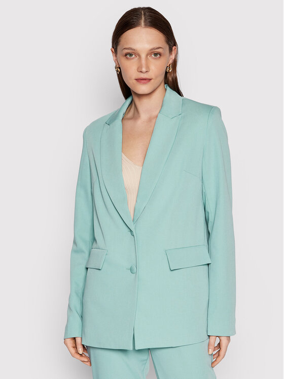 NA-KD Sacou Basic 1018-008348-6138-581 Verde Regular Fit