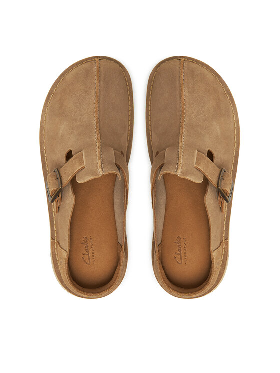 Clarks Clarks Klapki Solsbury  26180882 Brązowy