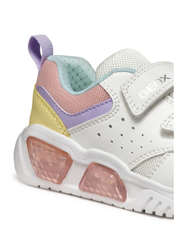 Geox Geox Sneakersy J Illuminus J55HPA 014BU C0653 M Biały