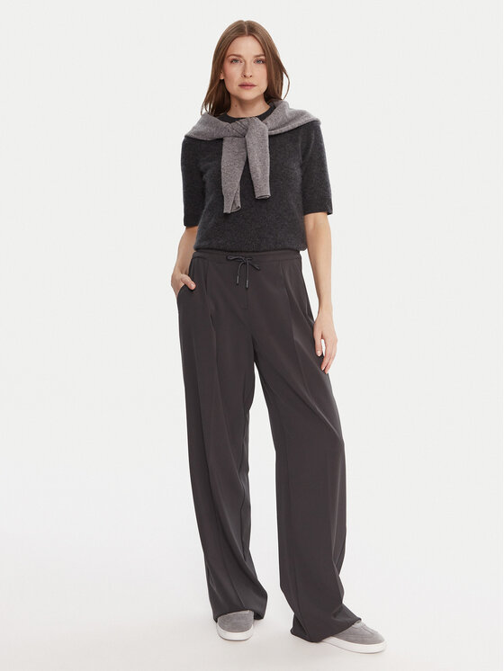 Marella Marella Текстилни панталони Vanto 2523136065 Сив Regular Fit