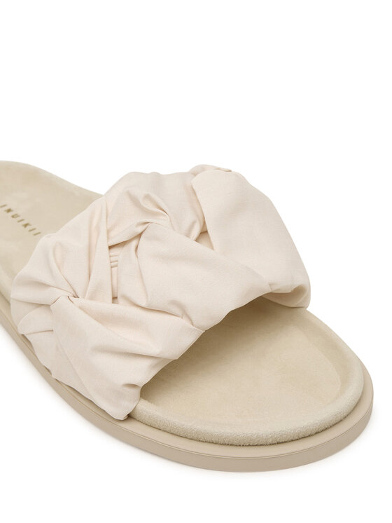 Inuikii Inuikii Šlepetės Fjord Flower 1004.003.0122 Kreminė