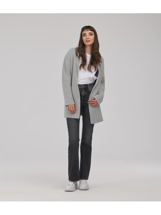 Lee Cooper Lee Cooper Sweter SIENNA Szary jasny Oversize