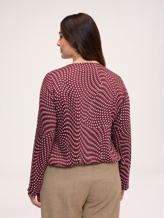 Fiorella Rubino Fiorella Rubino Bluzka 2146T002533N0Z6 Brązowy Regular Fit