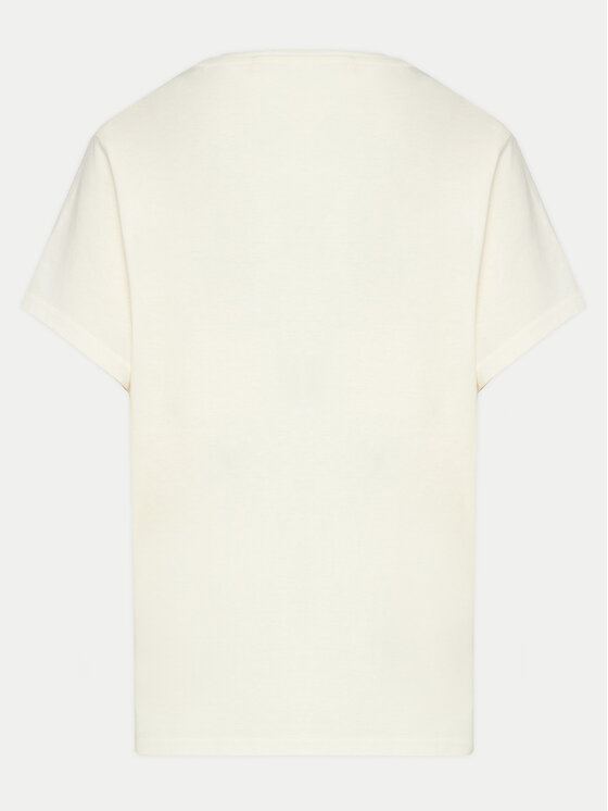 Mustang Mustang T-Shirt Alma 1015163 Εκρού Regular Fit