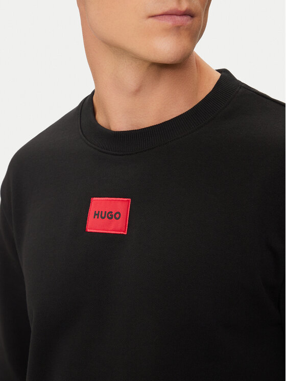 HUGO Hugo Džemperis Diragol212 50447964 Juoda Regular Fit