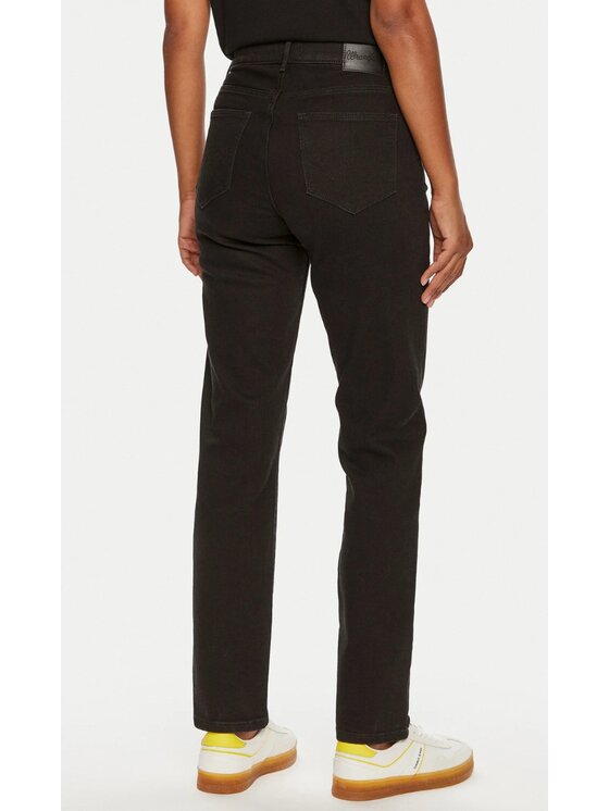 Wrangler Wrangler Jeansy Straight Czarny Straight Fit