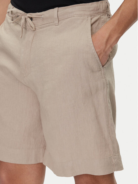 Selected Homme Selected Homme Pantalon scurți din material 16097541 Bej Loose Fit