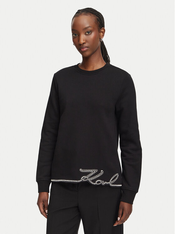 KARL LAGERFELD Hanorac B3W20031 Negru Regular Fit
