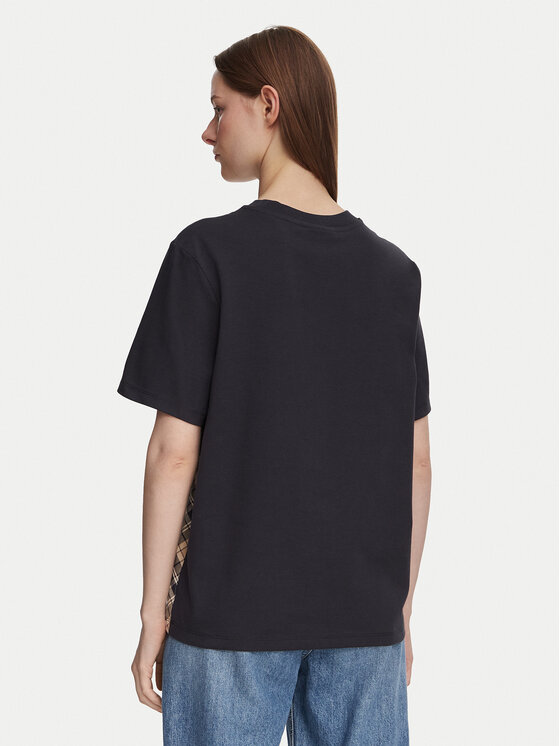 Barbour Barbour T-shirt Fawne LML0938NY99 Blu scuro Regular Fit