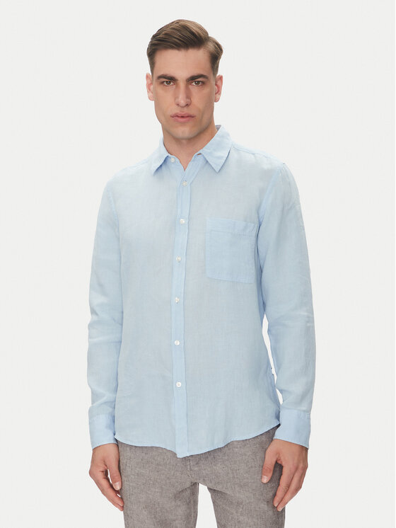 BOSS BOSS Koszula 50537381 Niebieski jasny Regular Fit