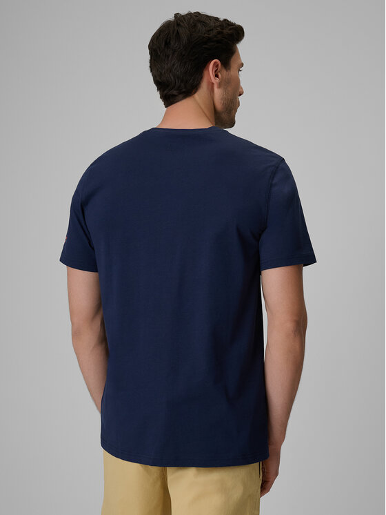 4F 4F T-Shirt LAKESIDE ESCAPE Granatowy Regular Fit