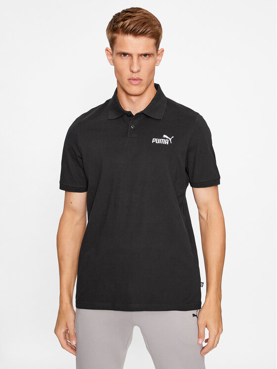 Puma Puma Poloshirt Ess Pique 586674 Schwarz Regular Fit