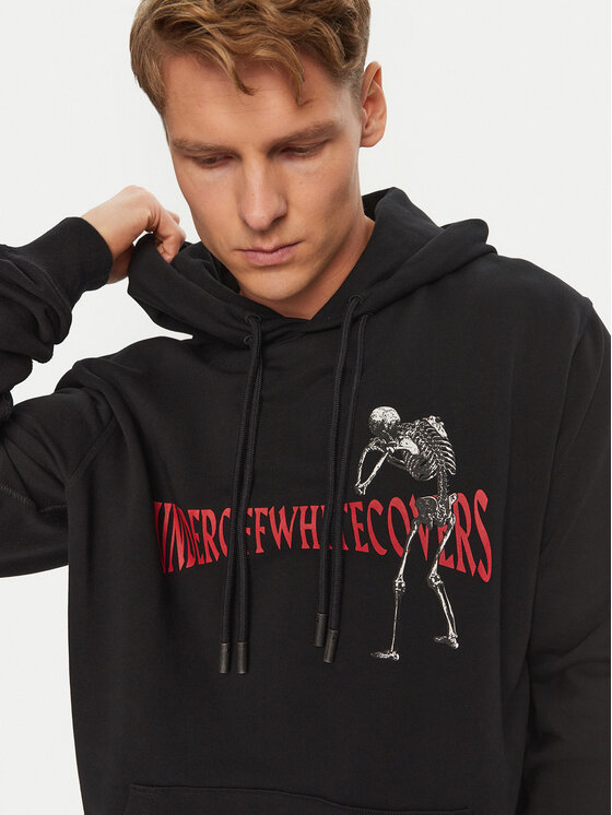 Off White Sweatshirt OMBB046G197620101088 Schwarz Regular Fit Modivo