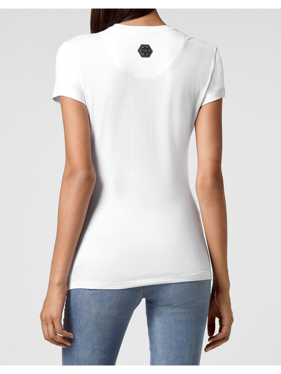 PHILIPP PLEIN PHILIPP PLEIN T-Shirt 3249 Biały Regular Fit