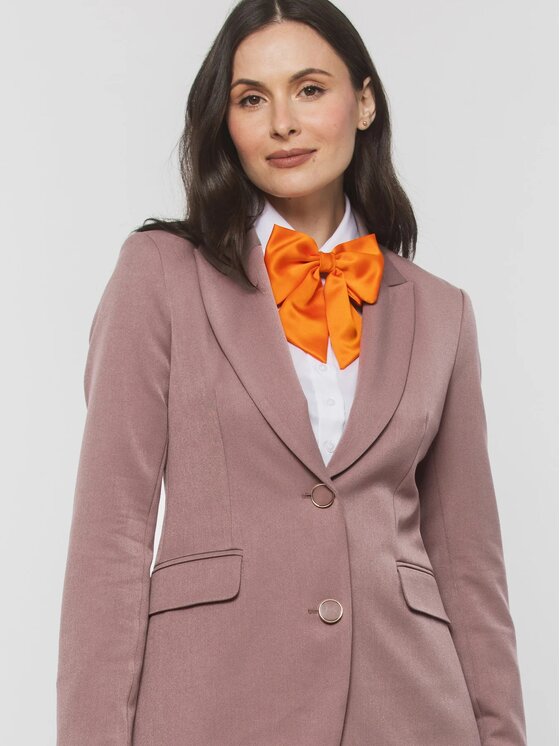 Willsoor Willsoor Marynarka 68236 Brązowy Slim Fit