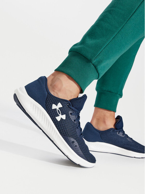 Under Armour Under Armour Buty do biegania Ua Charged Pursuit 3 3024878-401 Granatowy