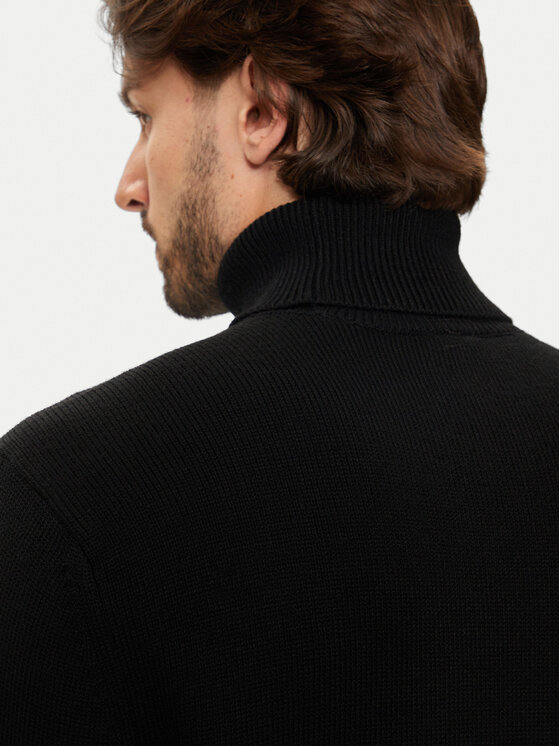 Armani Exchange Armani Exchange Rollkragenpullover 6DZM1H ZM1LZ 1200 Schwarz Regular Fit