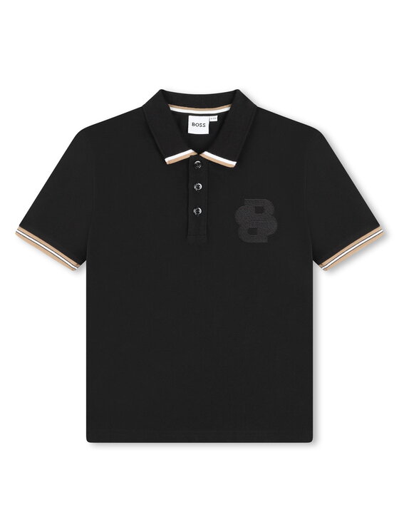 BOSS Boss Polo J51170/09B Czarny Regular Fit