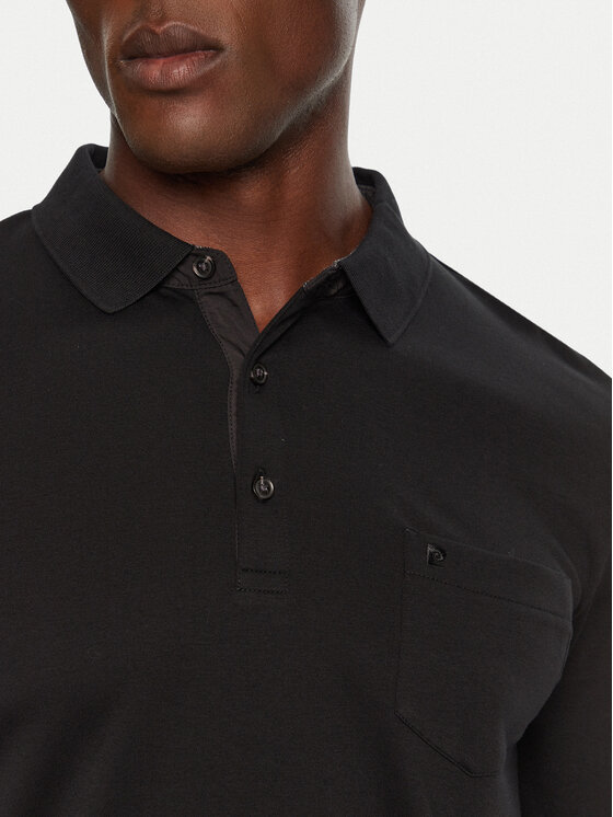 Pierre Cardin Pierre Cardin Majica dugih rukava C5 30504.3005 Crna Regular Fit