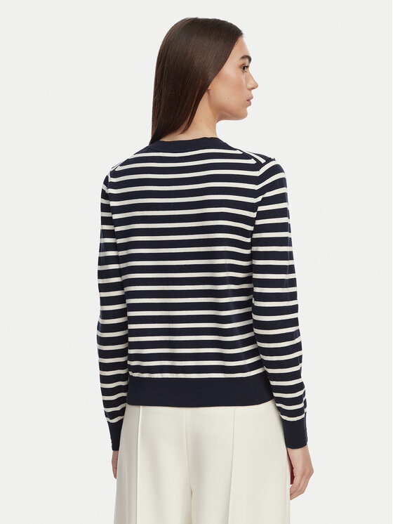 Tommy Hilfiger Tommy Hilfiger Pletena jopica WW0WW42370 Mornarsko modra Regular Fit