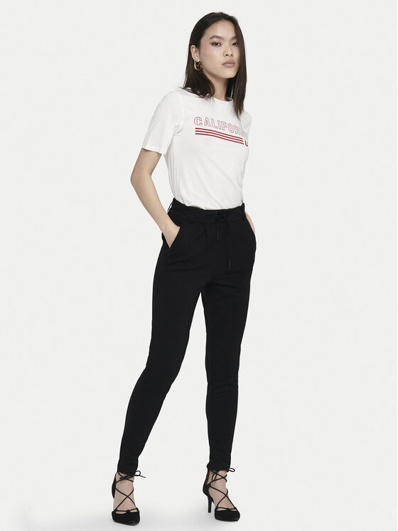 ONLY ONLY Hlače Poptrash 15115847 Crna Regular Fit