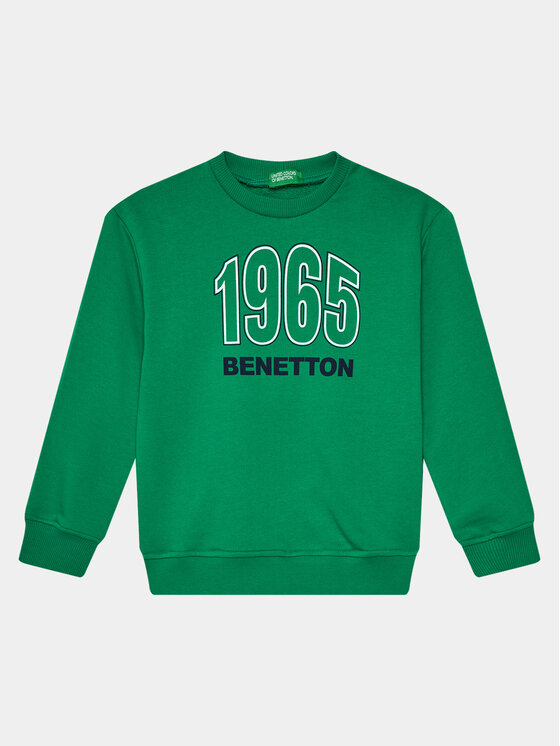 United Colors Of Benetton Bluză 3J68C10H1 Verde Regular Fit