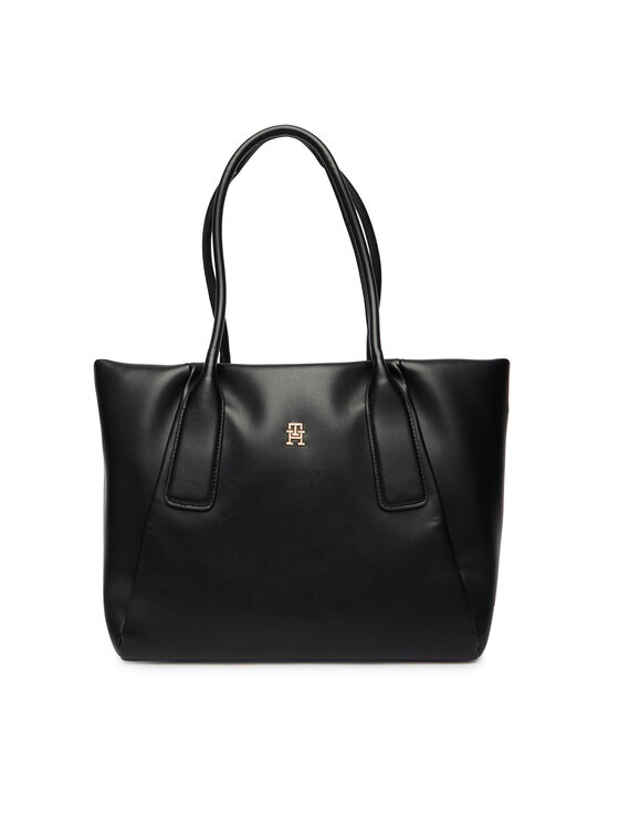 Tommy Hilfiger Tommy Hilfiger Táska Th Essential Tote AW0AW18374 Fekete