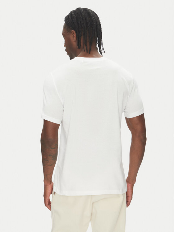 Mustang Mustang T-Shirt Austin 1016492 Biały Regular Fit