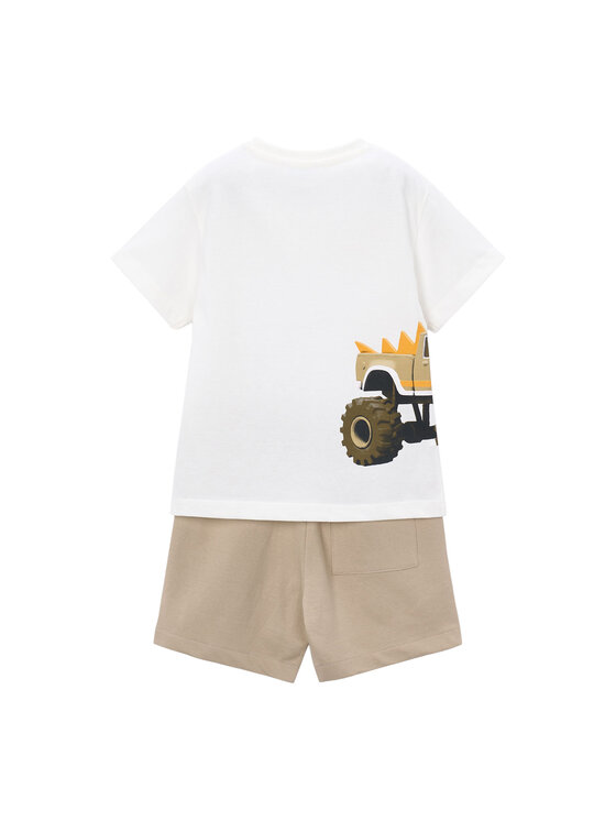 Mayoral Mayoral Set majica i hlače 3605 Bež Regular Fit