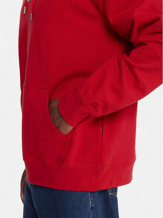Quiksilver Quiksilver Bluza Dna EQYFT05121 Czerwony Oversize
