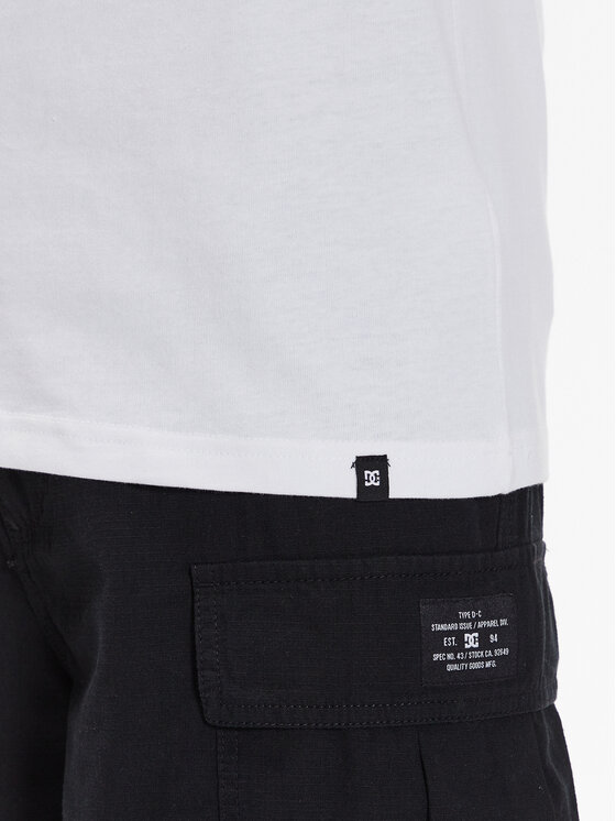 DC Shoes DC Shoes Тишърт Star Pilot ADYZT04991 Бял Relaxed Fit
