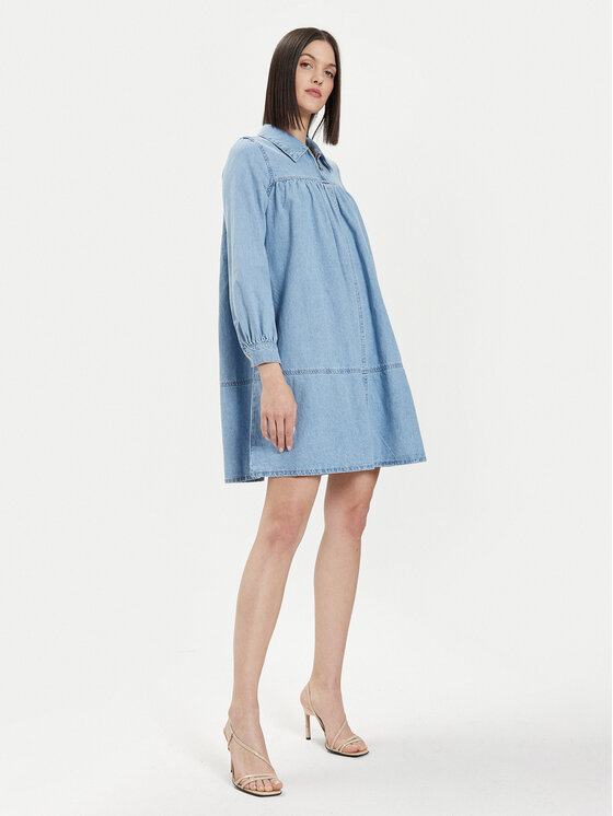 ONLY ONLY Džínsové šaty Madden 15248963 Modrá Loose Fit