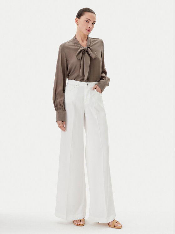 ViCOLO ViCOLO Blugi DD5043 Alb Wide Leg