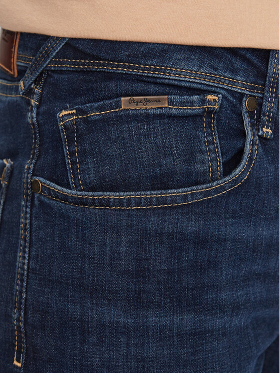 Pepe Jeans Pepe Jeans Jeansy PM206321 Tmavomodrá Skinny Fit