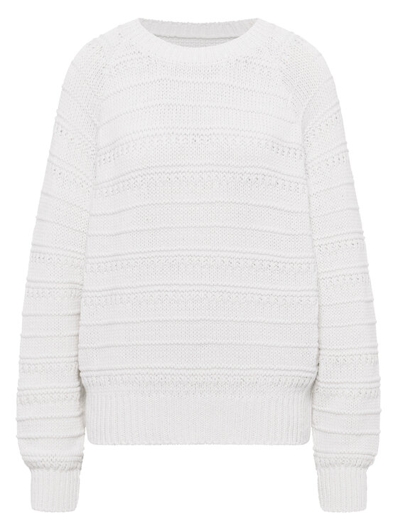 Mustang Mustang Pullover Silas 1016782 Écru Regular Fit